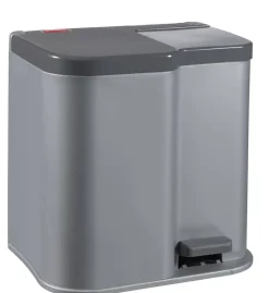 Abfalleimer silber