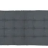 Acus Auflage anthrazit Polyester B/H/L: ca. 40x4x120 cm