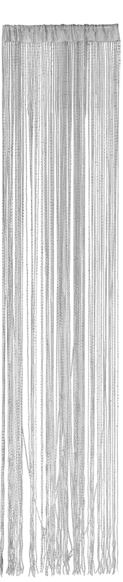 ACUS design collection Fadenvorhang Lurex weiß B/L: ca. 90x245 cm