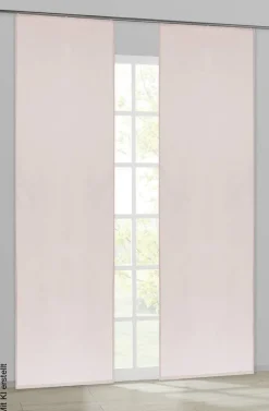 ACUS design collection Schiebevorhang Pearl rosé B/L: ca. 60x245 cm