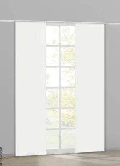 ACUS design collection Schiebevorhang weiß B/L: ca. 60x245 cm