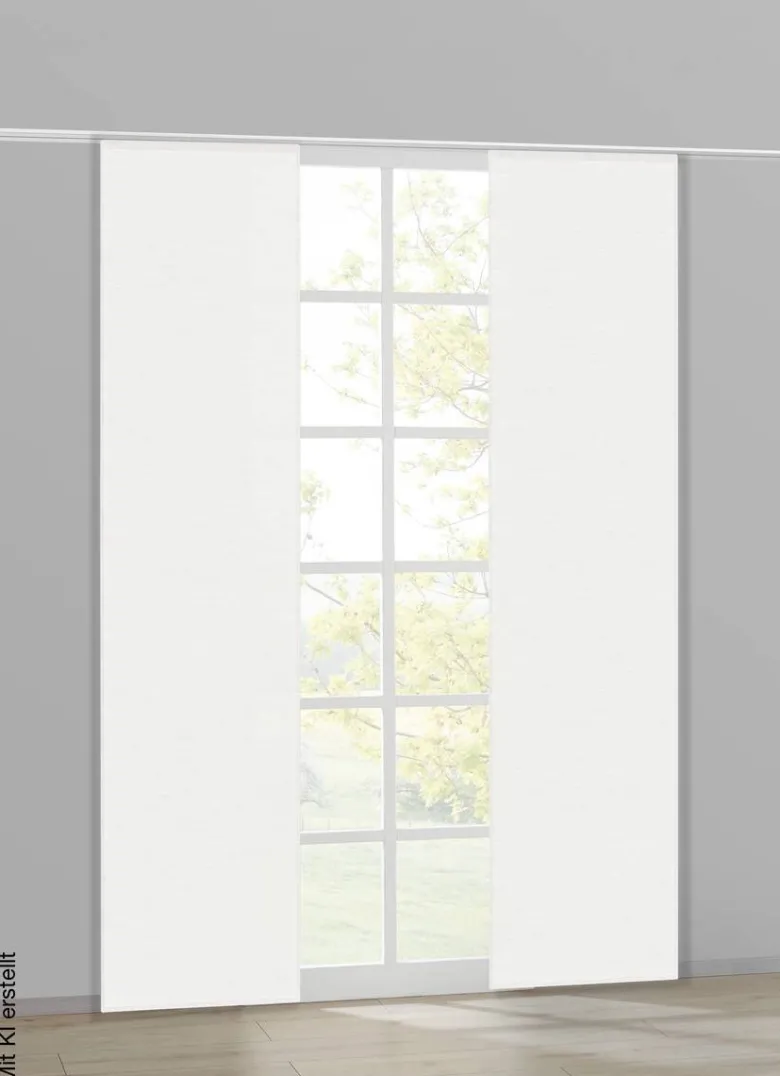 ACUS design collection Schiebevorhang weiß B/L: ca. 60x245 cm