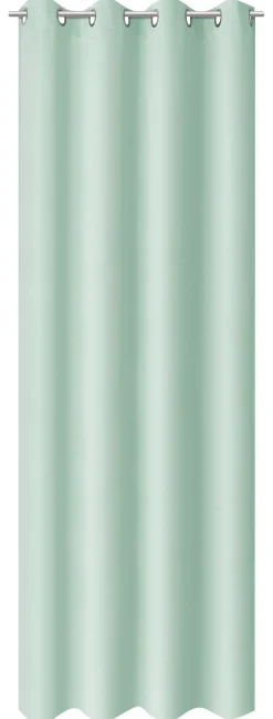 ACUS design collection Ösenvorhang Barnaby salbei B/L: ca. 140x235 cm