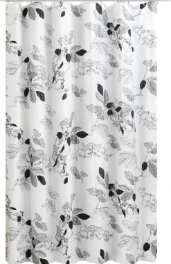 Acus Duschvorhang Flower natur Kunststoff B/L: ca. 180x200 cm