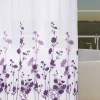 Acus Duschvorhang Vitality weiß lila Polyester B/L: ca. 180x200 cm