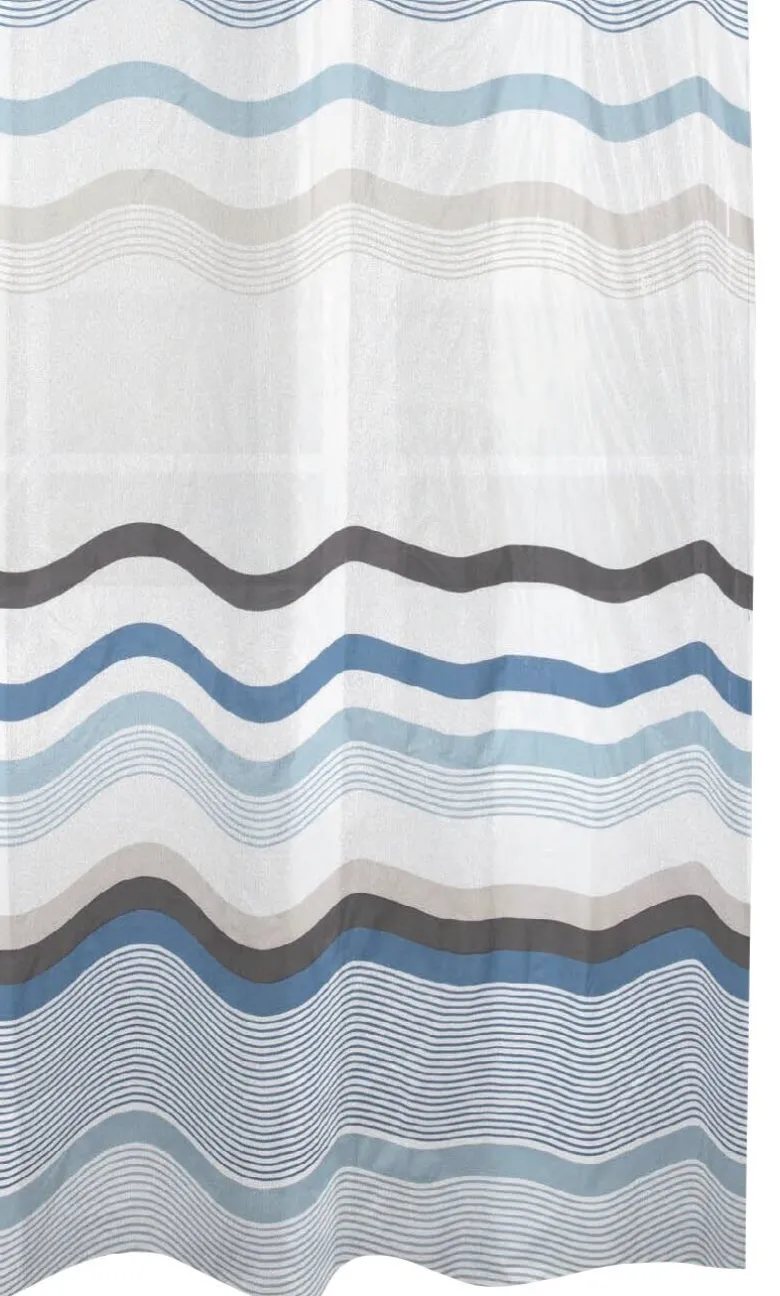 Acus Duschvorhang Wave Polyethylen (recycelt) B/L: ca. 180x200 cm