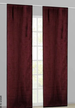 Acus Schiebevorhang Taifun weinrot B/L: ca. 60x245 cm
