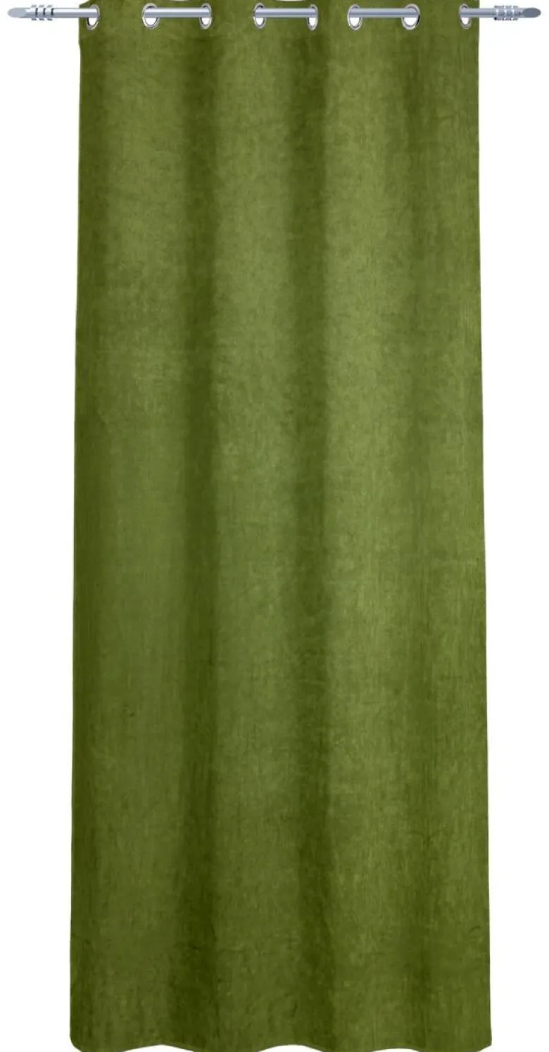 Acus Ösenvorhang Samt grün B/L: ca. 135x245 cm