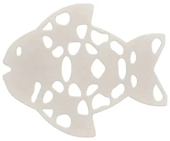 Acus Wanneneinlage Fisch 6er Pack grau Kunststoff