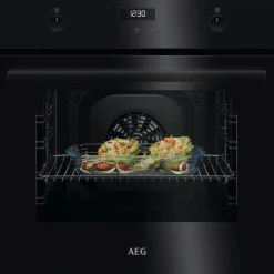 AEG Backofen-Set XXXL80 schwarz B/H/T: ca. 59,5x59,4x56,7 cm