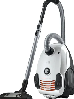 AEG Bodenstaubsauger VX6-2-IW-5 weiß grau Kunststoff Metall B/H/T: ca. 29x44x24 cm
