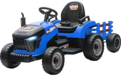 AIYAPLAY Elektrischer Traktor blau B/H/L: ca. 58x55x139 cm