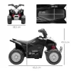 AIYAPLAY Kinderauto schwarz B/H/L: ca. 38,5x65,5x43,5 cm