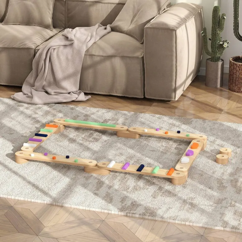 AIYAPLAY Kinder Balancierbalken B/H/L: ca. 115x8,5x130 cm