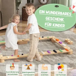 AIYAPLAY Kinder Balancierbalken B/H/L: ca. 115x8,5x130 cm