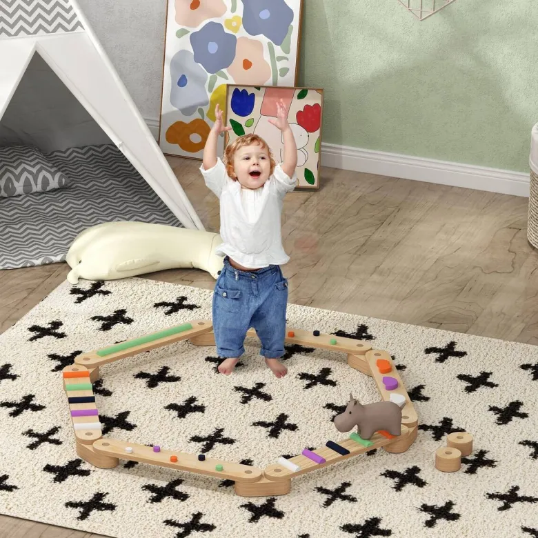 AIYAPLAY Kinder Balancierbalken B/H/L: ca. 115x8,5x130 cm