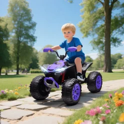 AIYAPLAY Kinder Elektroauto lila B/H/L: ca. 68,5x76x109 cm