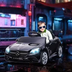 AIYAPLAY Kinder-Elektroauto schwarz B/H/L: ca. 62,5x44x107 cm