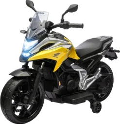 AIYAPLAY Kinder Elektro-Motorrad gelb B/H/L: ca. 46x75x107 cm