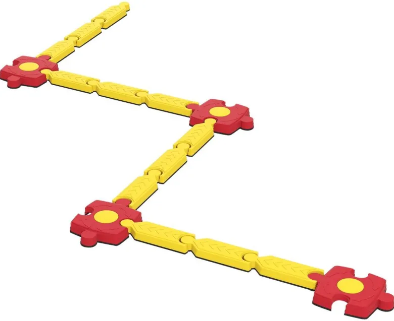 AIYAPLAY Kinder Schwebebalken gelb B/H/L: ca. 165,5x7x165,5 cm