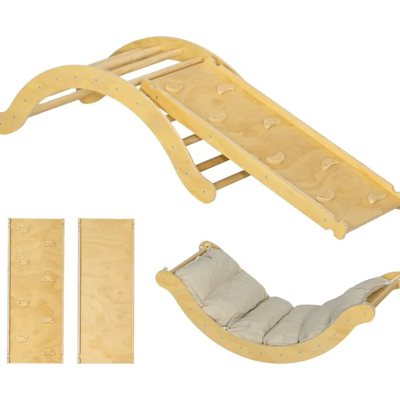 AIYAPLAY Klettergerüst natur B/H/L: ca. 49,5x39,5x168 cm
