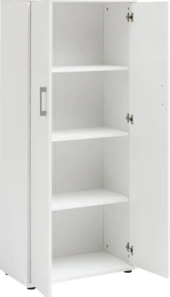 Aktenschrank Serie 200 perlweiß B/H/T: ca. 65,1x146,9x34,5 cm