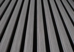 Akustikpaneel grau L/B/H: ca. 1,9x56,1x240 cm pro Stück