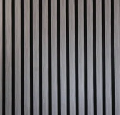 Akustikpaneel grau L/B/H: ca. 1,9x56,1x240 cm pro Stück