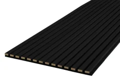 Akustikpaneel mattschwarz L/B/H: ca. 1,9x56,1x240 cm pro Stück