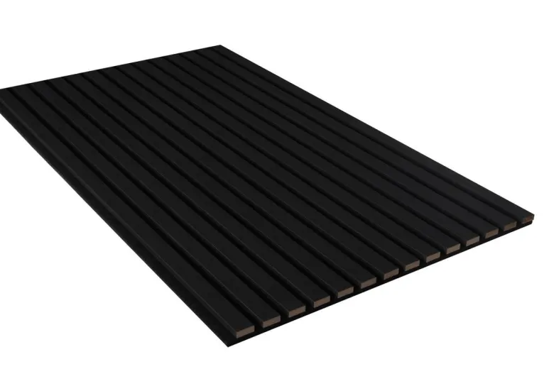Akustikpaneel schwarz L/B/H: ca. 1,9x56,1x240 cm pro Stück