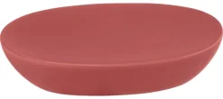 Allstar Seifenablage Olinda rot Keramik B/H/T: ca. 12x3x8,5 cm
