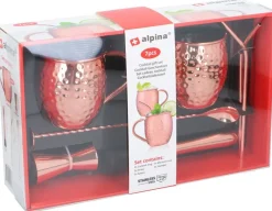 alpina Cocktailset rosa Edelstahl