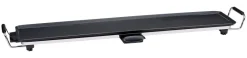alpina Elektro-Tischgrill schwarz Metall B/L: ca. 100x20 cm