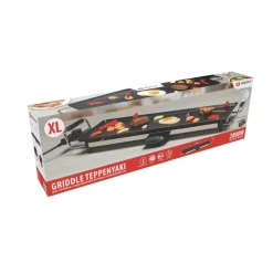 alpina Elektro-Tischgrill schwarz Metall B/L: ca. 70x23 cm