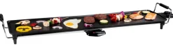 alpina Grill schwarz Metall Kunststoff B/H/T: ca. 87x12x23 cm