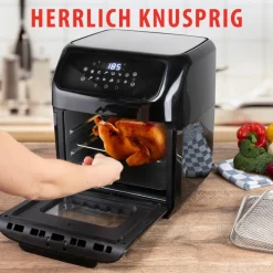 alpina Heißluftfritteuse 871125219568 schwarz Kunststoff ca. 2 l