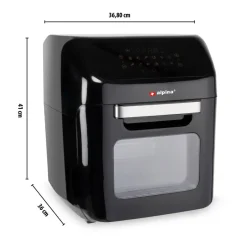 alpina Heißluftfritteuse 871125219568 schwarz Kunststoff ca. 2 l