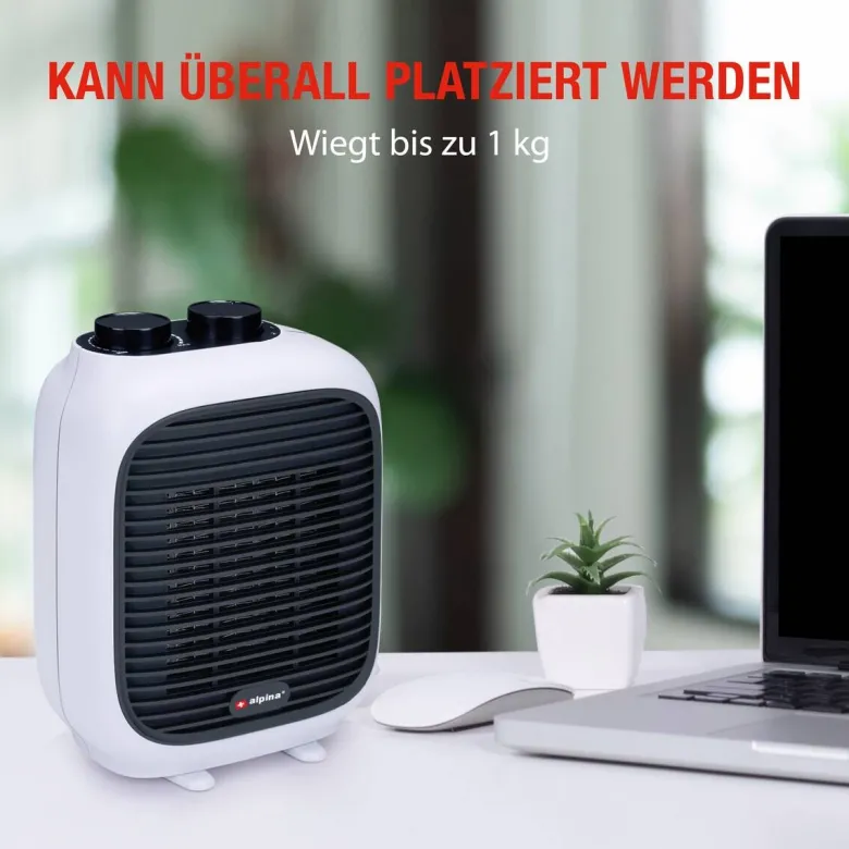 alpina Heizlüfter PTC-1601 B/H/T: ca. 16x22x11 cm ca. 1500 W