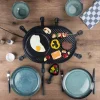 alpina Raclette-Grill schwarz Metall B/H/L: ca. 47,5x12x32 cm