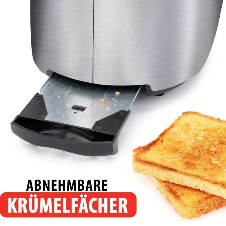 alpina Toastautomat silber Edelstahl