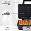 alpina Waffelautomat schwarz Alu B/H/L: ca. 24x10x24 cm