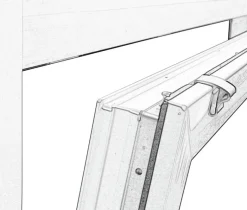 Alu-Jalousie weiß B/L: ca. 85x220 cm