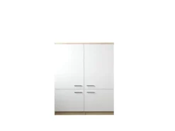 Anbauküchen-Set Merle weiß B/H/T: ca. 120x145x60 cm