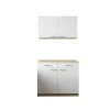 Anbauküchen-Set Merle weiß B/H/T: ca. 100x200x60 cm