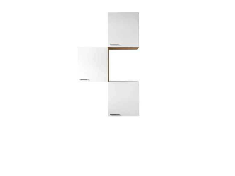 Anbauküchen-Set Merle weiß B/H/T: ca. 100x168x35 cm