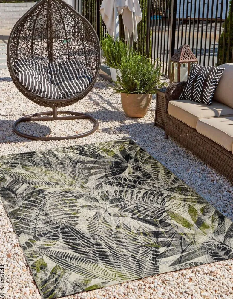 Andiamo In-/Outdoor-Teppich Portland grün B/L: ca. 160x235 cm