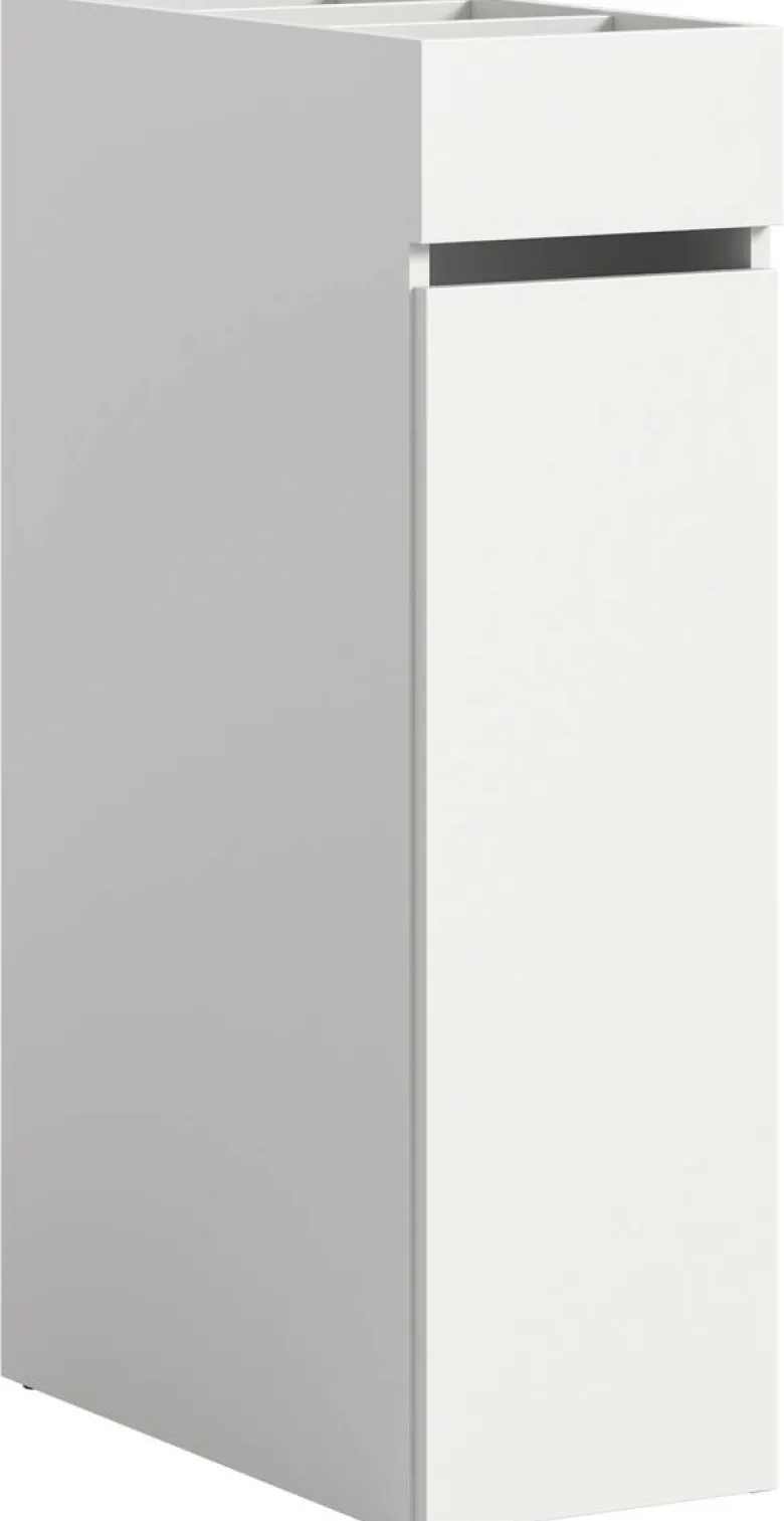 Anstellregal Free weiß B/H/T: ca. 29x101x60 cm