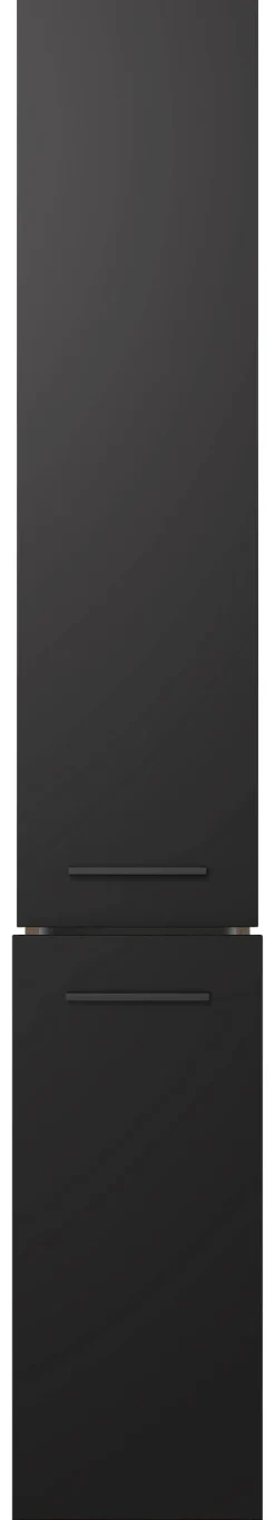 Apothekerschrank Capri schwarz matt B/H/T: ca. 30x200x57 cm