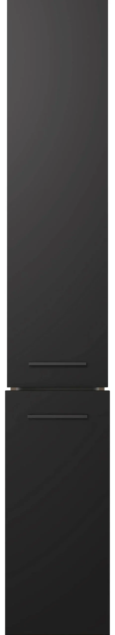 Apothekerschrank Capri schwarz matt B/H/T: ca. 30x200x57 cm