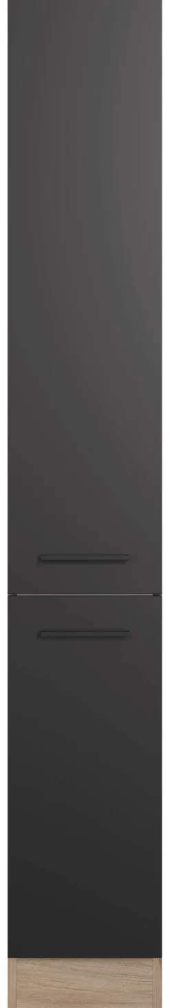 Apothekerschrank Capri schwarz matt B/H/T: ca. 30x200x57 cm